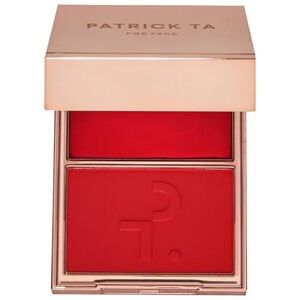 PATRICK TA Double-Take Crème & Powder Blush Duo - She left me on red